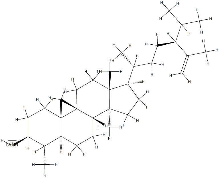 4α,14α,28-Trimethyl-9β,19-cyclo-5α-stigmast-25-en-3β-ol CAS#: 78330-51-5