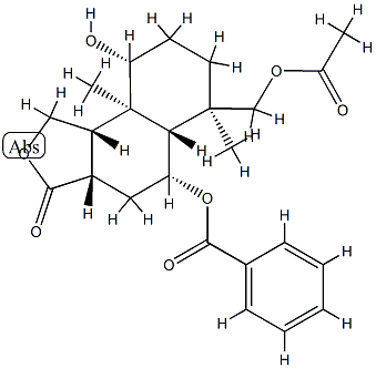 (3aS,5aS,9bS)-Dodecahydro-6α-(acetoxymethyl)-5β-(benzoyloxy)-9β-hydroxy-6,9aβ-dimethylnaphtho[1,2-c]furan-3-one CAS#: 79236-15-0