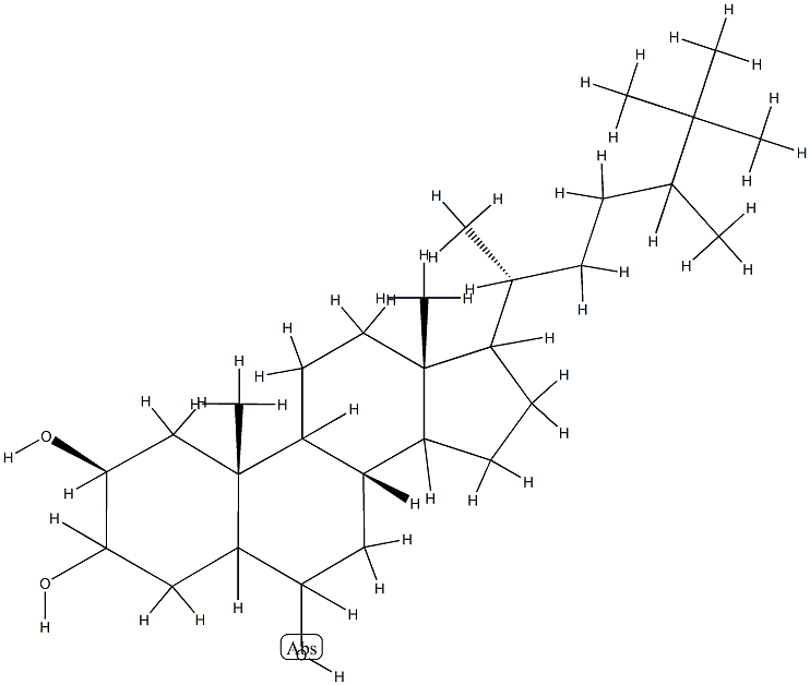(24ξ)-25-Methyl-5α-ergostane-2β,3α,6α-triol CAS#: 79405-68-8
