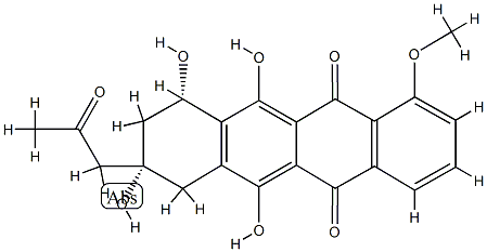 (8S)-7,8,9,10-Tetrahydro-6,8α,10α,11-tetrahydroxy-1-methoxy-8β-(2-oxopropyl)-5,12-naphthacenedione CAS#: 79438-96-3