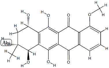 (7R)-7,8,9,10-Tetrahydro-6,7β,8α,10α,11-pentahydroxy-1-methoxy-8β-methyl-5,12-naphthacenedione CAS#: 79438-99-6