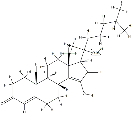 (20ξ)-15,20-Dihydroxycholesta-4,14-diene-3,16-dione CAS#: 79801-09-5