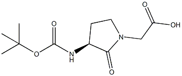 (S)-(3-N-BOC-AMINO-2-OXO-PYRROLIDIN-1-YL)-ACETIC ACID CAS#: 79839-26-2