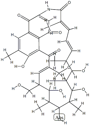 8-Deoxy-13-hydroxyrifamycin W CAS#: 75352-20-4