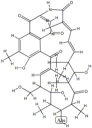 8,23-Dideoxy-23-oxorifamycin W CAS#: 75352-17-9