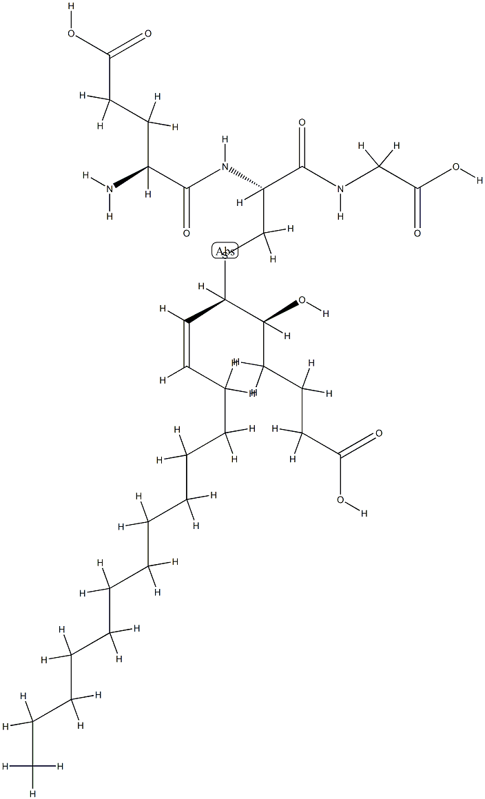 9,10,11,12,14,15-hexahydroleukotriene C4 CAS#: 78340-36-0