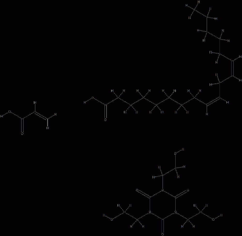 9,12-Octadecadienoic acid (9Z,12Z)-, polymer with 2-propenoic acid and 1,3,5-tris(2-hydroxyethyl)-1,3,5-triazine-2,4,6(1H,3H,5H)-trione CAS#: 74512-23-5