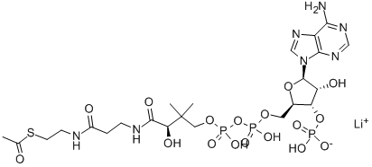 ACETYL COENZYME A TRILITHIUM SALT CAS#: 75520-41-1