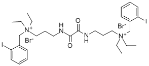 AMMONIUM, OXALYLDIIMINODITRIMETHYLENEBIS(DIETHYL(o-IODOBENZYL)-, DIBRO MIDE CAS#: 73651-45-3