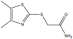 Acetamide, 2-(4,5-dimethyl-2-thiazolylthio)- (5CI) CAS#: 798555-24-5