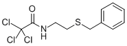 Acetamide, N-(2-(benzylthio)ethyl)-2,2,2-trichloro- CAS#: 73664-34-3