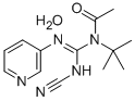 Acetamide, N-tert-butyl-N-(1-cyano-2-(3-pyridyl)amidino)-, hydrate CAS#: 73681-13-7