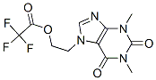 Acetic acid, trifluoro-, 2-(1,2,3,6-tetrahydro-1,3-dimethyl-2,6-dioxo- 7H-purin-7-yl)ethyl ester CAS#: 77630-38-7