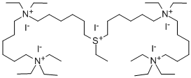Ammonium, 7,7,14,21,21-pentaethyl-7,21-diazonia -14-thioniaheptacosyle nebis(triethyl-, pentaiodide CAS#: 77967-19-2