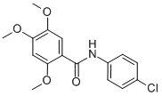 BENZAMIDE, N-(4-CHLOROPHENYL)-2,4,5-TRIMETHOXY- CAS#: 700861-78-5