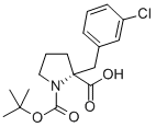 BOC-(R)-ALPHA-(3-CHLOROBENZYL)-PROLINE CAS#: 706806-68-0