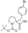 BOC-(R)-ALPHA-(4-BROMOBENZYL)-PROLINE CAS#: 706806-75-9