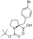 BOC-(S)-ALPHA-(4-BROMOBENZYL)-PROLINE CAS#: 706806-77-1