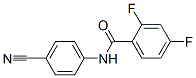 Benzamide, N-(4-cyanophenyl)-2,4-difluoro- (9CI) CAS#: 729559-69-7