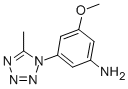 Benzenamine, 3-methoxy-5-(5-methyl-1H-tetrazol-1-yl)- (9CI) CAS#: 799262-39-8