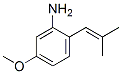 Benzenamine, 5-methoxy-2-(2-methyl-1-propenyl)- (9CI) CAS#: 750597-53-6