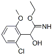 Benzeneethanimidic acid, 2-chloro--alpha--hydroxy-6-methoxy-, ethyl ester (9CI) CAS#: 708201-23-4