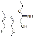 Benzeneethanimidic acid, 3-fluoro--alpha--hydroxy-2-methoxy-5-methyl-, ethyl ester (9CI) CAS#: 754139-37-2