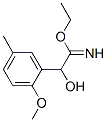 Benzeneethanimidic acid, -alpha--hydroxy-2-methoxy-5-methyl-, ethyl ester (9CI) CAS#: 780707-59-7