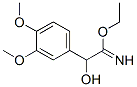 Benzeneethanimidic acid, -alpha--hydroxy-3,4-dimethoxy-, ethyl ester (9CI) CAS#: 747370-46-3