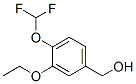 Benzenemethanol, 4-(difluoromethoxy)-3-ethoxy- (9CI) CAS#: 773868-64-7
