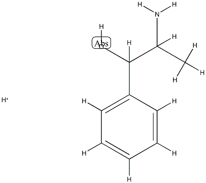 Benzenemethanol, -alpha--(1-aminoethyl)-, conjugate monoacid (9CI) CAS#: 77637-49-1