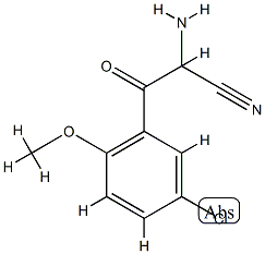 Benzenepropanenitrile, -alpha--amino-5-chloro-2-methoxy--bta--oxo- CAS#: 770657-59-5