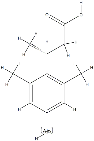 Benzenepropanoic acid, 4-hydroxy-ba,2,6-trimethyl-, (baR)- (9CI) CAS#: 779358-73-5