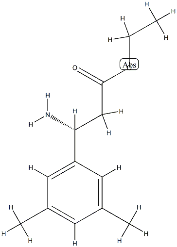 Benzenepropanoic acid, ba-amino-3,5-dimethyl-, ethyl ester, (baR)- (9CI) CAS#: 791586-55-5