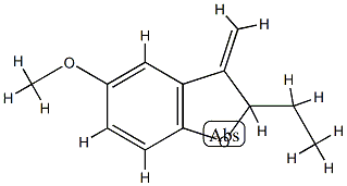 Benzofuran,2-ethyl-2,3-dihydro-5-methoxy-3-methylene-(9CI) CAS#: 773880-72-1