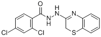 Benzoic acid, 2,4-dichloro-, 2-(2H-1,4-benzothiazin-3-yl)hydrazide CAS#: 78959-11-2