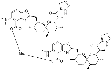 CALCIMYCIN A23187 HEMIMAGNESIUM SALT CAS#: 72124-77-7
