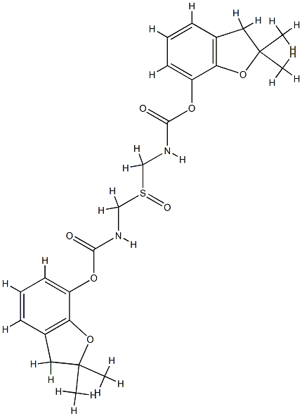 CARBAMIC ACID, SULFINYLBIS(METHYL-, BIS(2,3-DIHYDRO-2,2-DIMETHYL-7-BEN ZOFURANYL) CAS#: 77248-42-1