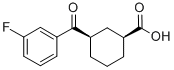 CIS-3-(3-FLUOROBENZOYL)CYCLOHEXANE-1-CARBOXYLIC ACID CAS#: 735269-80-4