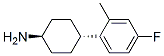 Cyclohexanamine, 4-(4-fluoro-2-methylphenyl)-, trans- (9CI) CAS#: 792846-38-9