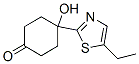 Cyclohexanone, 4-(5-ethyl-2-thiazolyl)-4-hydroxy- (9CI) CAS#: 708274-05-9