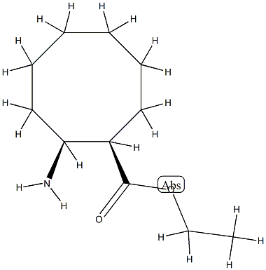 Cyclooctanecarboxylic acid, 2-amino-, ethyl ester, (1R,2S)-rel- (9CI) CAS#: 758676-44-7