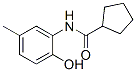 Cyclopentanecarboxamide, N-(2-hydroxy-5-methylphenyl)- (9CI) CAS#: 791841-34-4