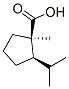 Cyclopentanecarboxylic acid, 1-methyl-2-(1-methylethyl)-, cis- (9CI) CAS#: 791534-28-6
