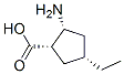Cyclopentanecarboxylic acid, 2-amino-4-ethyl-, (1alpha,2alpha,4alpha)- (9CI) CAS#: 763057-00-7