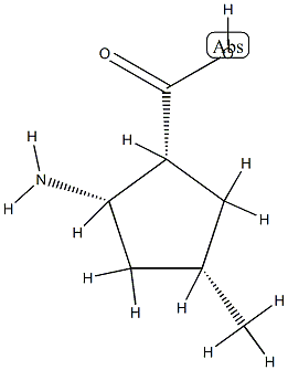 Cyclopentanecarboxylic acid, 2-amino-4-methyl-, (1R,2S,4S)-rel- (9CI) CAS#: 770706-28-0