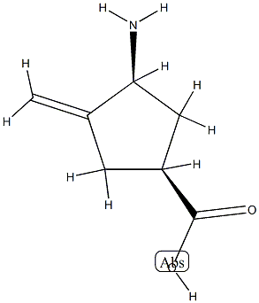 Cyclopentanecarboxylic acid, 3-amino-4-methylene-, (1R,3R)-rel- (9CI) CAS#: 757942-73-7