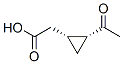 Cyclopropaneacetic acid, 2-acetyl-, (1R,2R)- (9CI) CAS#: 774214-57-2