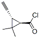 Cyclopropanecarbonyl chloride, 3-ethynyl-2,2-dimethyl-, (1R-trans)- (9CI) CAS#: 77789-81-2