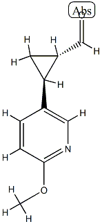 Cyclopropanecarboxaldehyde, 2-(6-methoxy-3-pyridinyl)-, (1R,2R)-rel- (9CI) CAS#: 724770-89-2